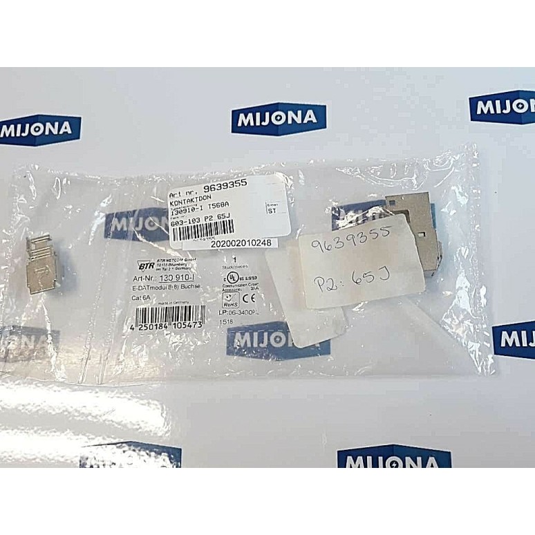BTR 130910 I T568A E-DATmodul 8(8) buchse CAT 6A