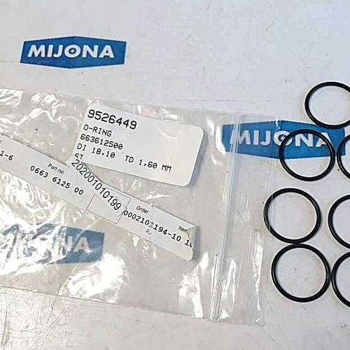 Atlas Copco 0663 6125 00 O RING DI 18,10 TD 1,60MM Price for 7 psc new old stock