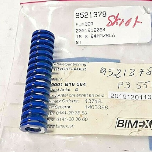 BIMEX Spring 2001 B16 064 16X64mm BLUE (New old stock)
