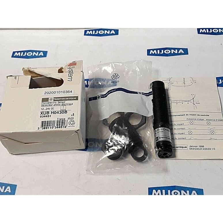 Telemecanique XUB H0430B 034451 12..24V DC Photoelectric sensor Telemecanique XUB H0430B 034451 12..24V DC Photoelectric sensor