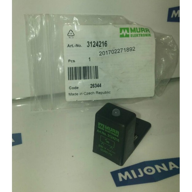 MURR Elektronik 3124216 Valve Plug Suppressor 26344 230V 50/60Hz