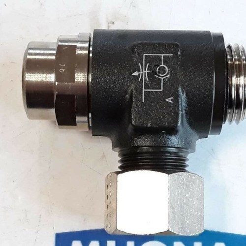 254 001 212 0 G 1/2 DIA=12 dual flow control valve (new old stock)