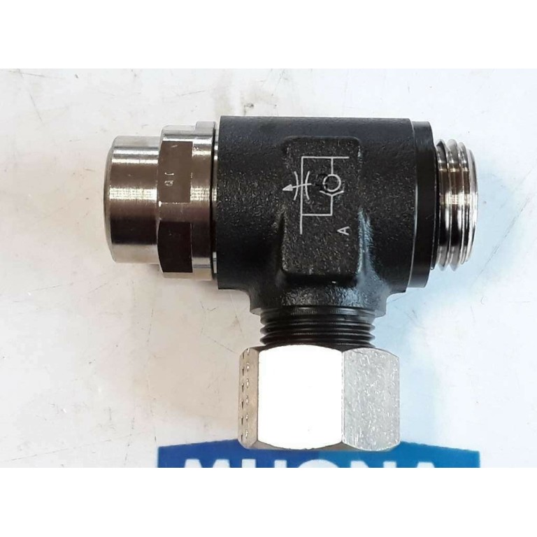 254 001 212 0 G 1/2 DIA=12 dual flow control valve (new old stock)