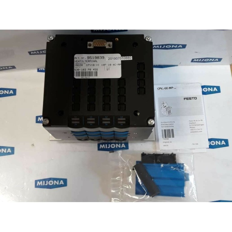 Festo CPV18-VI Valve Terminal 18220 J402 3S7PLRX8ZMD 24 VDC  (new old stock)