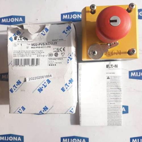 EATON M22 PVS KC11 IY Emergency Stop Switch NEW OLD STOCK EATON M22 PVS KC11 IY Emergency Stop Switch NEW OLD STOCK