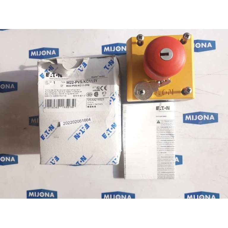 EATON M22 PVS KC11 IY Emergency Stop Switch  NEW OLD STOCK
