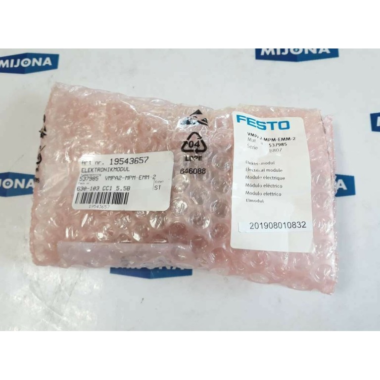 Festo VMPA2 MPM EMM 2 537985 SERIE B807 Elektriktronik modul