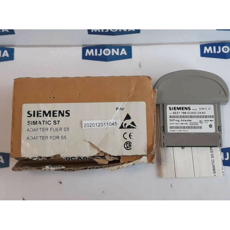 SIEMENS 6ES7798 0CA00 0XA0 Programmer Adapter SIMATIC S5  new old stock