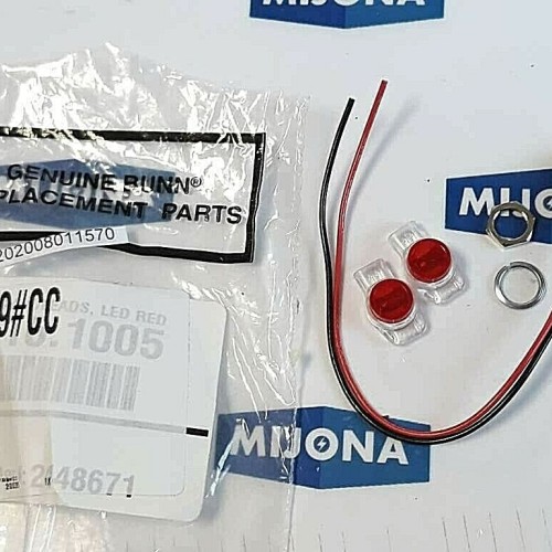 Genuine Bunn replacement parts 790357996#cc soft heat lamp & lead red 12516 1005