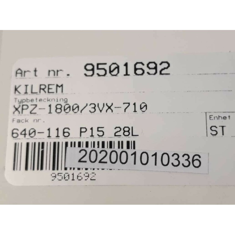 OPTIBELT Super X POWER M=S XPZ 1800 3VX 710 Gürtel belt ISO 1813 (New old stock)