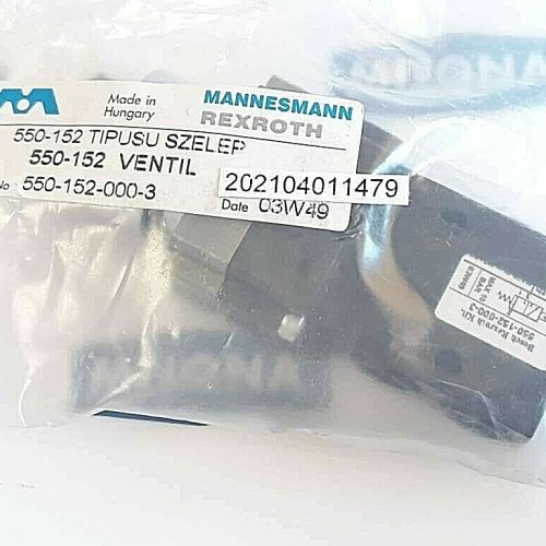 Rexroth 550 152 000 3 VENTIL 5501520003 03W49 Rexroth 550 152 000 3 VENTIL 5501520003 03W49