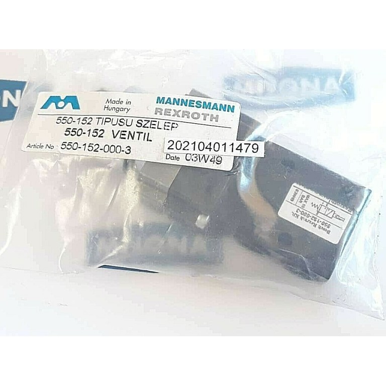 Rexroth 550 152 000 3 VENTIL 5501520003 03W49 Rexroth 550 152 000 3 VENTIL 5501520003 03W49