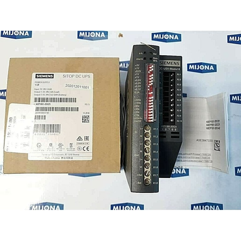 Siemens SITOP DC UPS POWER SUPPLY 6EP1931 2DC21 6EP1931-2DC21