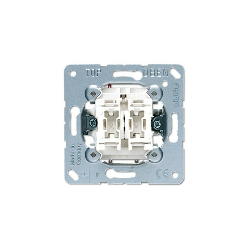 Jung 509U 2-gang switch insert 10A 250 V AC Jung 509U 2-gang switch insert 10A 250 V AC