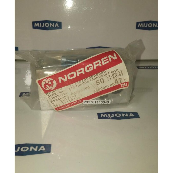 Norgren 2221102000000000 X18 double manifold plate