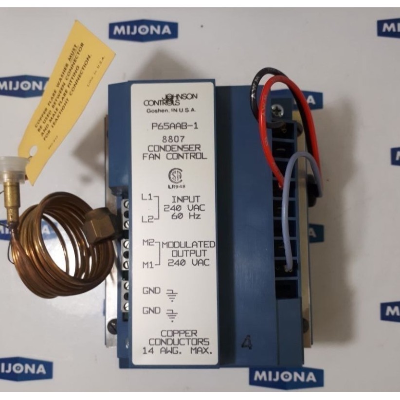 JOHNSON CONTROLS condenser fan control P65AAB-1C