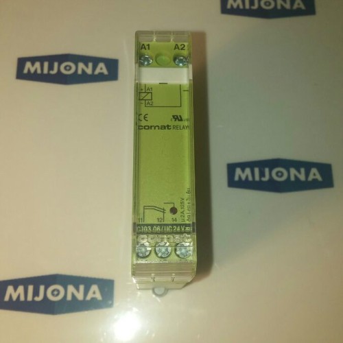 COMAT relay C103.06/UC24V 2A 125V NEW OLD STOCK COMAT relay C103.06/UC24V 2A 125V NEW OLD STOCK