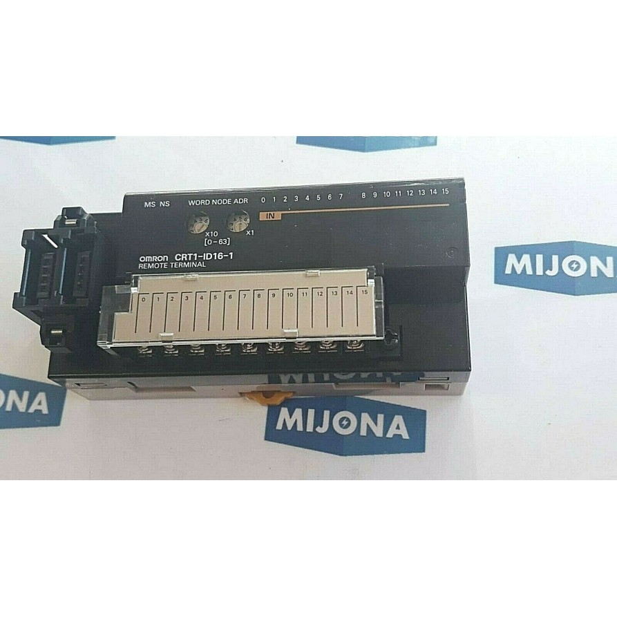 OMRON CRT1 ID16 1 Input Module remote terminal DC 24V 0,06A IN: DC 24V 6mA