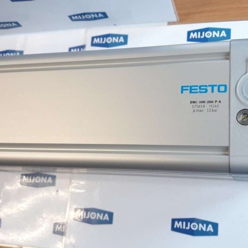 Festo DNC 100 200 P A 175619 12 BAR CYLINDER (new old stock)