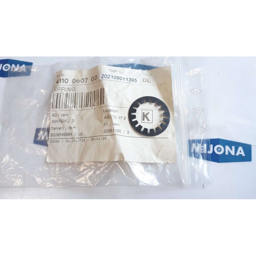 Atlas Copco 4110 0607 00 SPRING (NEW OLD STOCK)