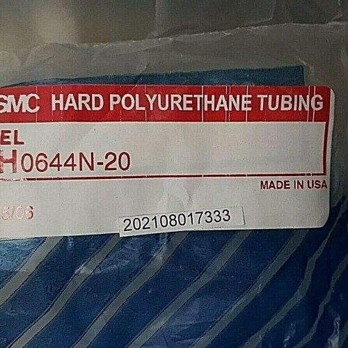 SMC TUH 0644N 20 HARD POLYURETHANE TUBING TUH0644