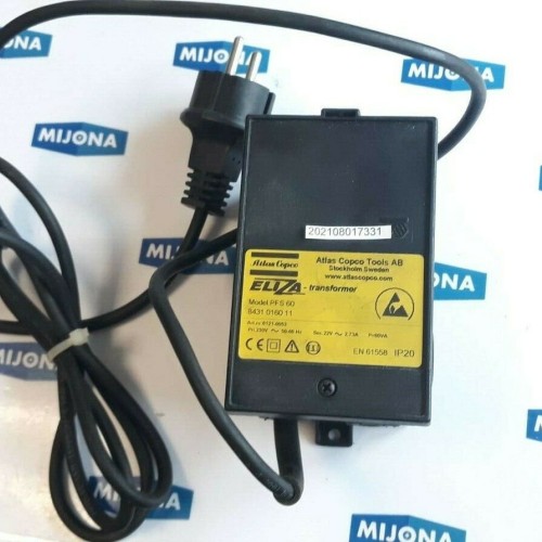 Atlas Copco PFS 60 ELIZA TRANSFORMER PFS60 8431 0160 11 230V 50-60HZ 22V 2.73A
