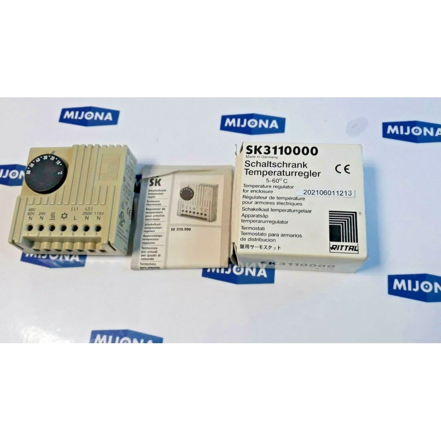 Rittal SK3110000 TEMPERATURE REGULATOR 5-60C 30W NEW OLD STOCK Rittal SK3110000 TEMPERATURE REGULATOR 5-60C 30W NEW OLD STOCK
