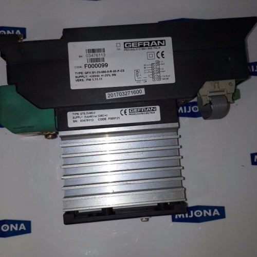 GEFRAN Halbleiterrelais GFX 25A/480 Vac AC1 50/60Hz
