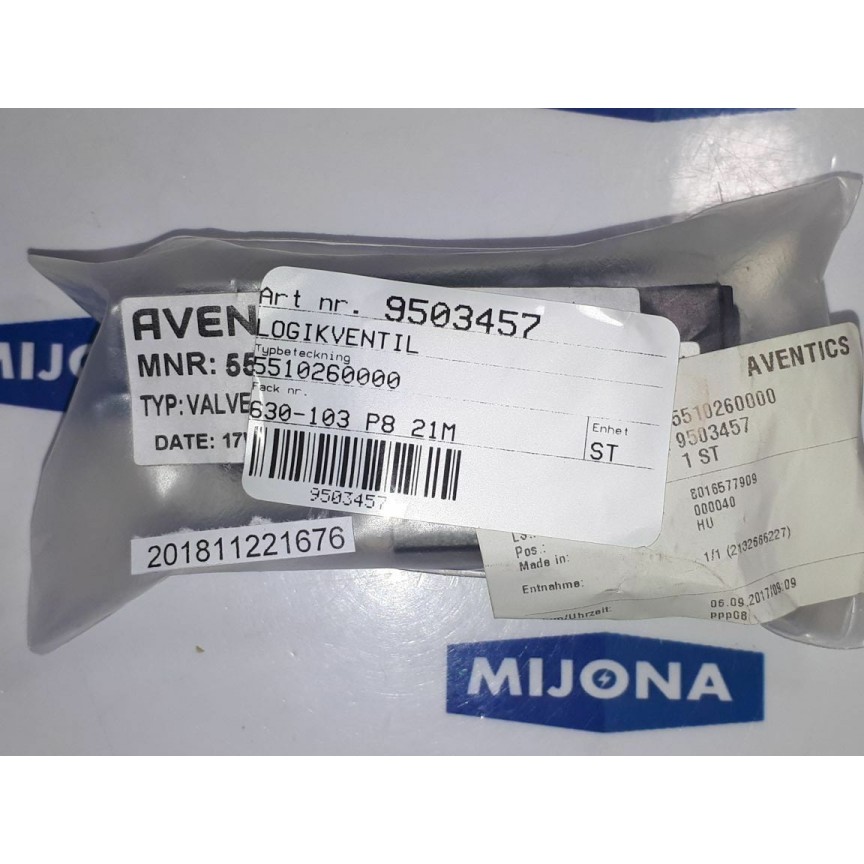Aventics valve 551-026 5510260000
