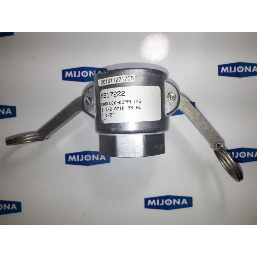 Camlock coupling 1 1/2 AMIK 38 AL