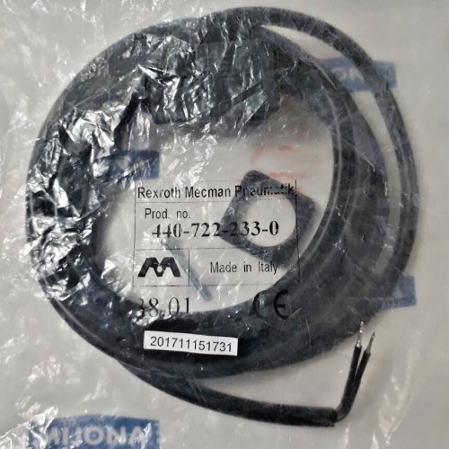 REXROTH mecman pneumatik 440-722-233-0 24V cabel REXROTH mecman pneumatik 440-722-233-0 24V cabel
