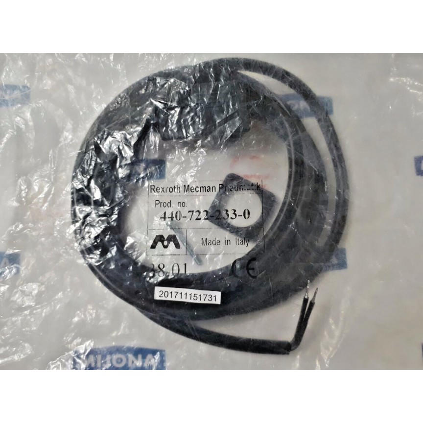 REXROTH mecman pneumatik 440-722-233-0 24V cabel