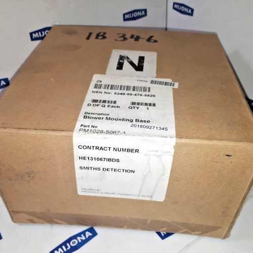 Smiths Detection PM1028-5067-1 Blower mounting base