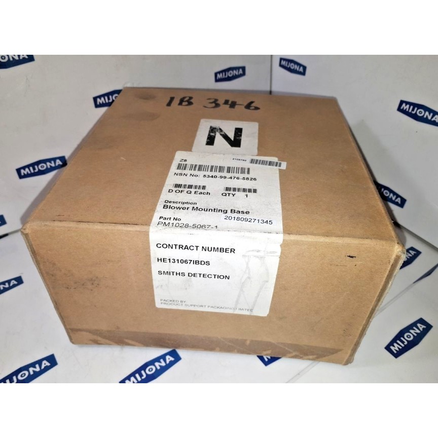 Smiths Detection PM1028-5067-1 Blower mounting base Smiths Detection PM1028-5067-1 Blower mounting base
