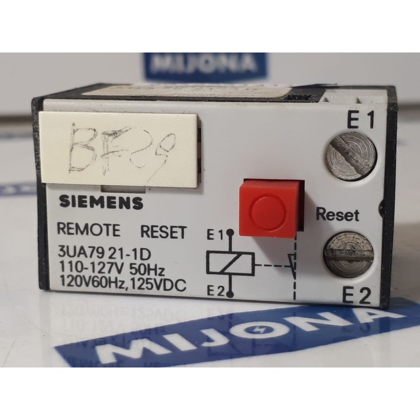 Siemens 3UA79-21-1D 110-127V 50Hz 120V60Hz 125VDC