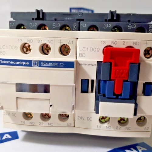 Telemecanique reversing contactor LC2D09BDV 24VDC 4kW/400V Telemecanique reversing contactor LC2D09BDV 24VDC 4kW/400V