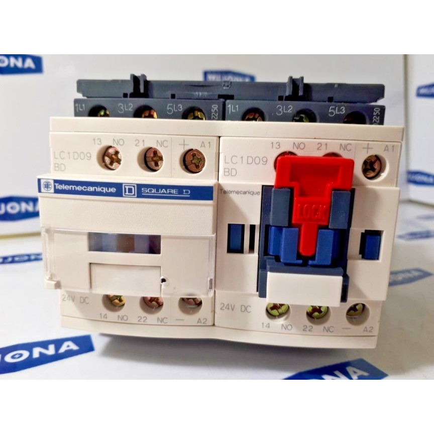 Telemecanique reversing contactor LC2D09BDV 24VDC 4kW/400V