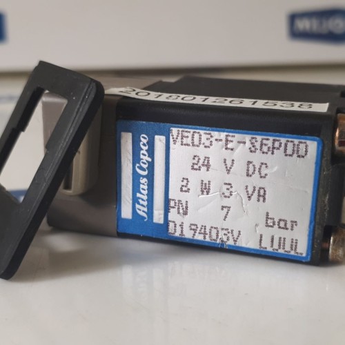 Atlas Copco VE03-E-S6P00 24V DC 2W 3VA
