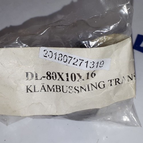 DL-80X10X16 Klämbussning transdrev