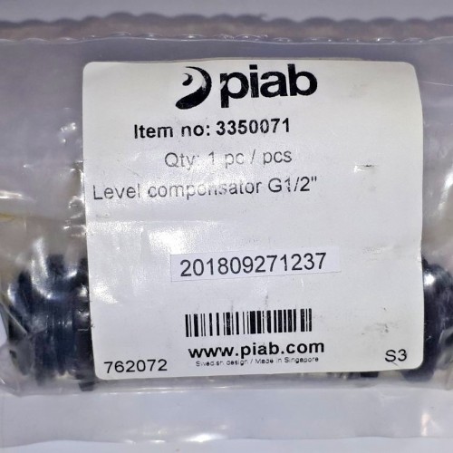 Piab 3350071 level compensator G1/2