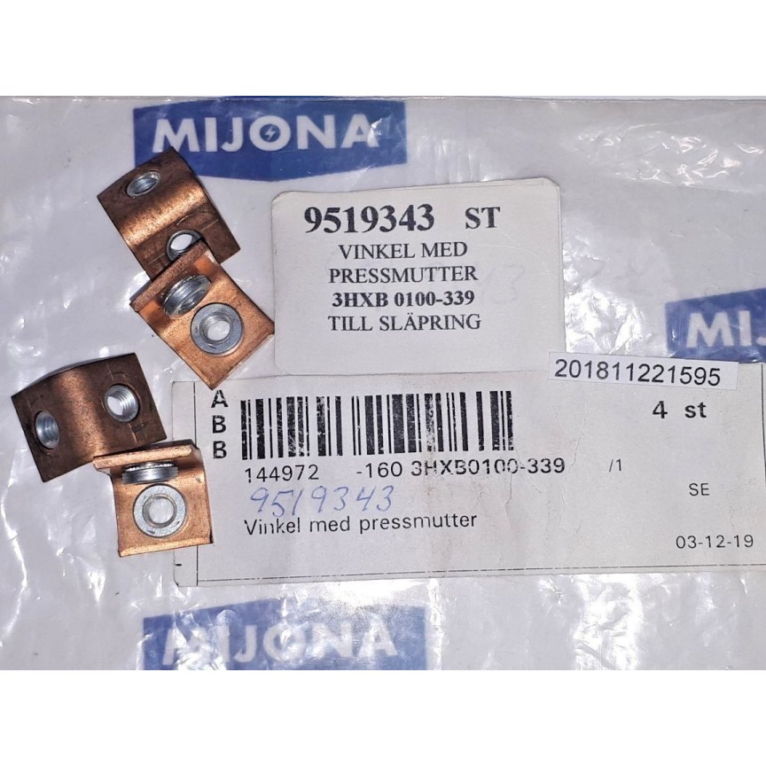 ABB 3HXB0100-339 pressmutter Preis pro 4 Stück