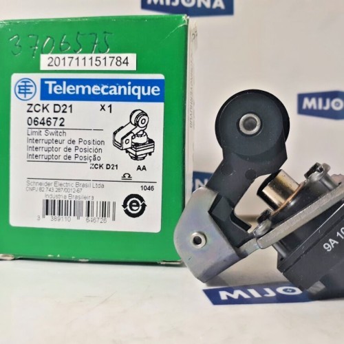 Schneider ZCK D21 Rollenhebel Anfahrrolle 064672 Schneider ZCK D21 Rollenhebel Anfahrrolle 064672
