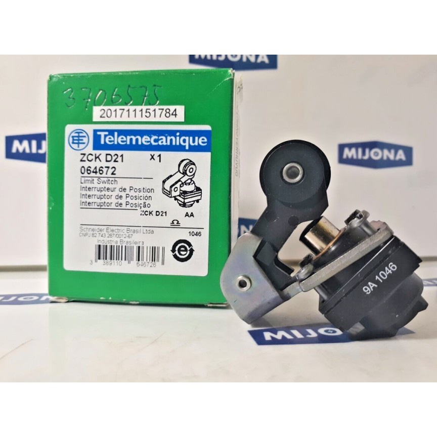 Schneider ZCK D21 Rollenhebel Anfahrrolle 064672