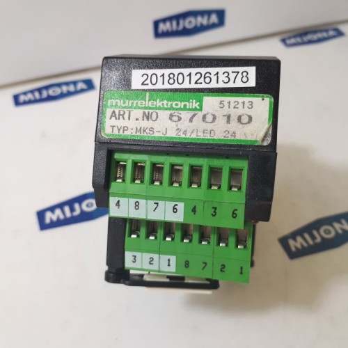 Murrelektronik Relaissockel DC24V mit LED Typ: 67010
