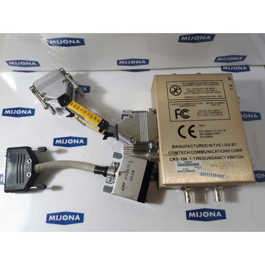 Comtech CRS-100 1:1 modem redundancy switch