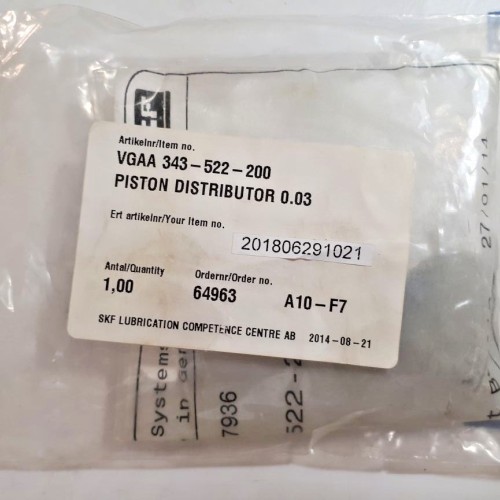 SKF 343-522-200 Zentralschmierung Verteiler