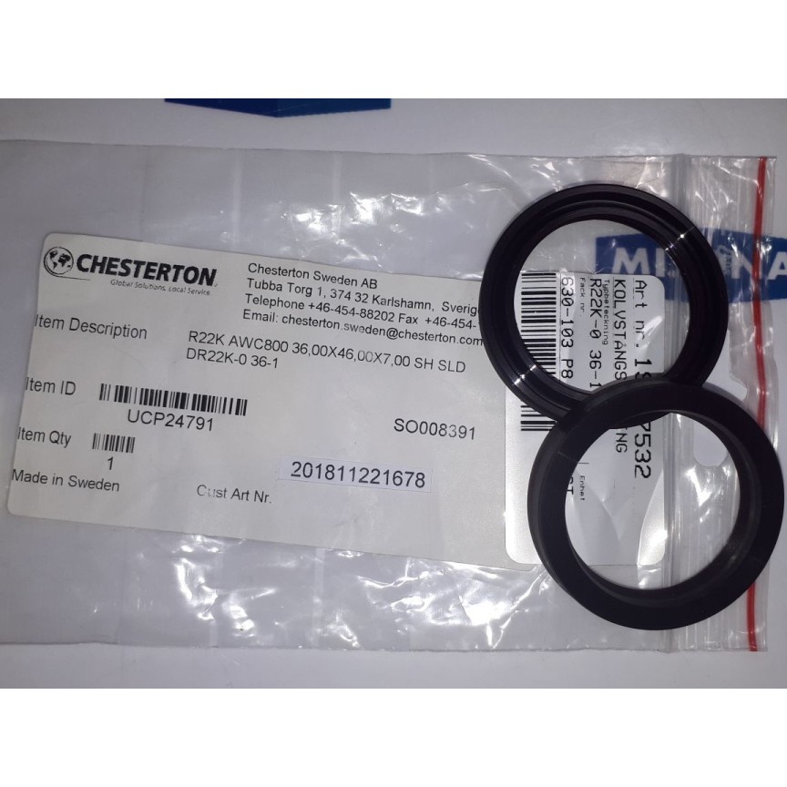 Chesterton R22K AWC800 DR22K-0 36-1 Chesterton R22K AWC800 DR22K-0 36-1