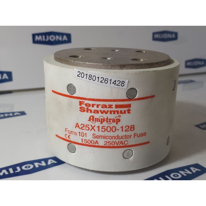 Ferraz Shawmut Semiconductor Fuse A25X1500-128 1500A 250VAC Ferraz Shawmut Semiconductor Fuse A25X1500-128 1500A 250VAC