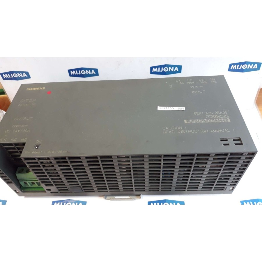 SIEMENS SITOP POWER 20 6EP1 436-2BA00 Power Supply 24 VDC 6EP1436-2BA00