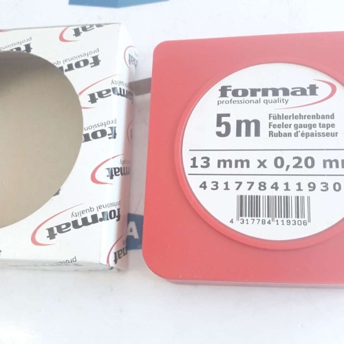 FORMAT 5M 13mmx0,2mm 4317784119306 feeler gauge tape fühlerlehrenband